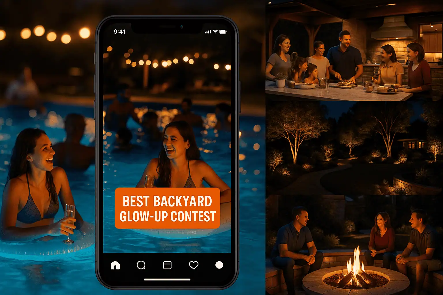 Customer-generated content showcasing summer outdoor living across different regions.