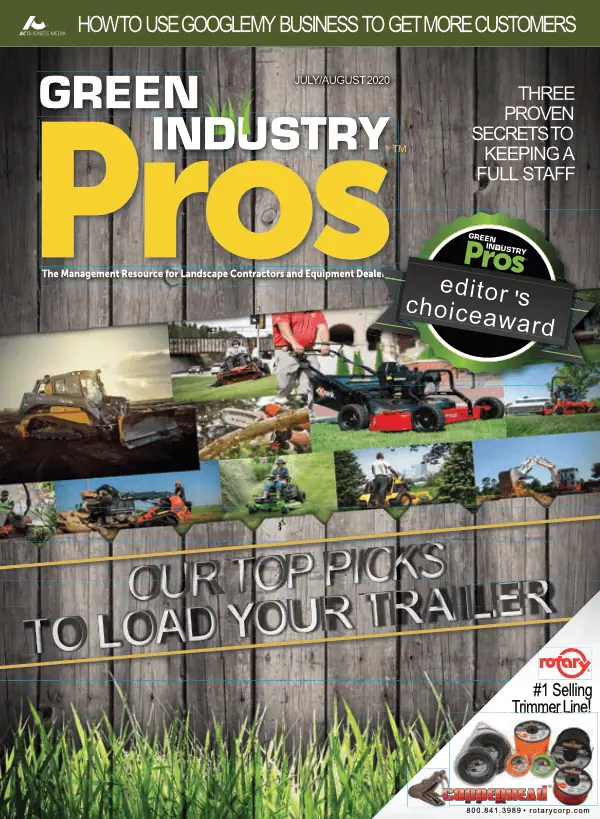 Green Industry Pros July 2020 magazine cover.