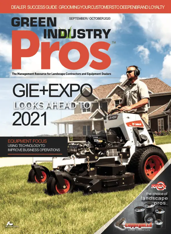 Green Industry Pros September 2020 magazine cover.